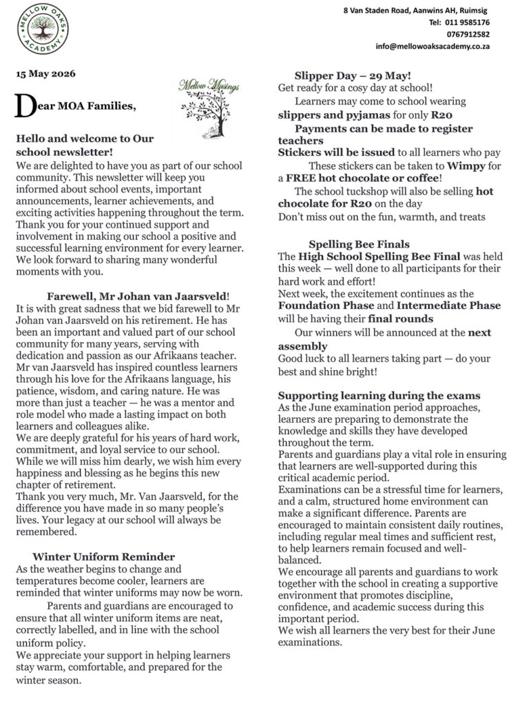 newsletter 4 15 may 2026 1