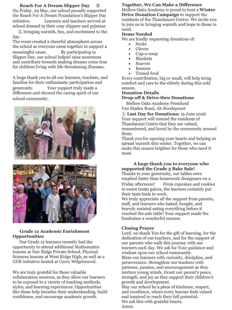 newsletter 5th june 2026 2