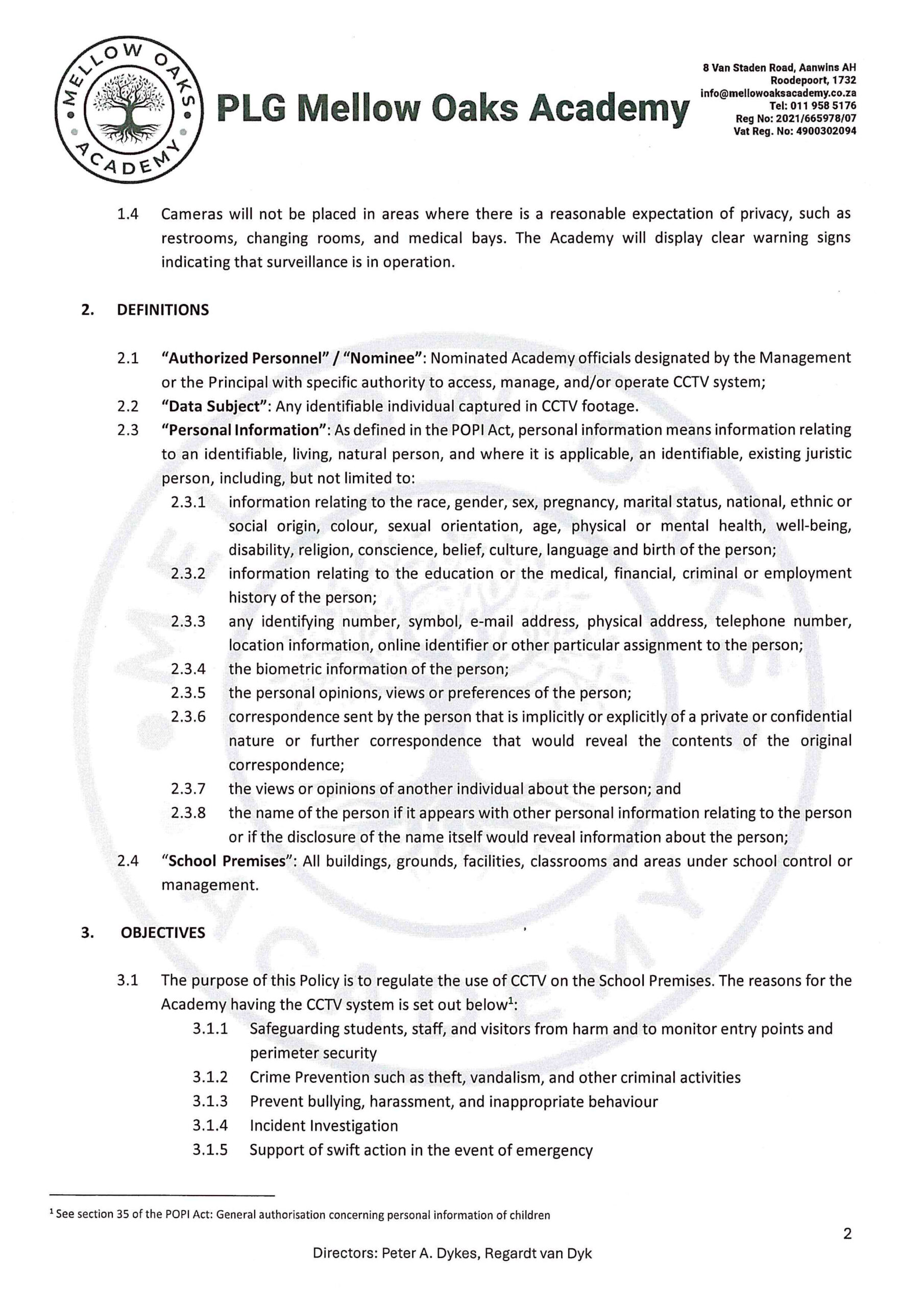 plg mellow oaks academy cctv policy signed.10.07.2026 2